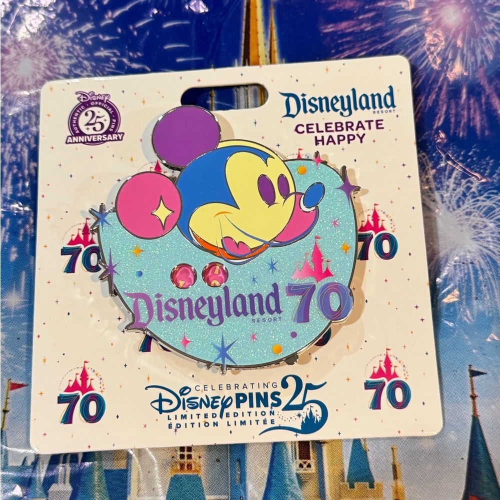 Disney 70th Anniversary Jumbo Pin